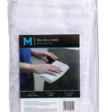 Microfibre Cleaning Cloths White, 400mm x 400mm, 300gsm 10 Pack